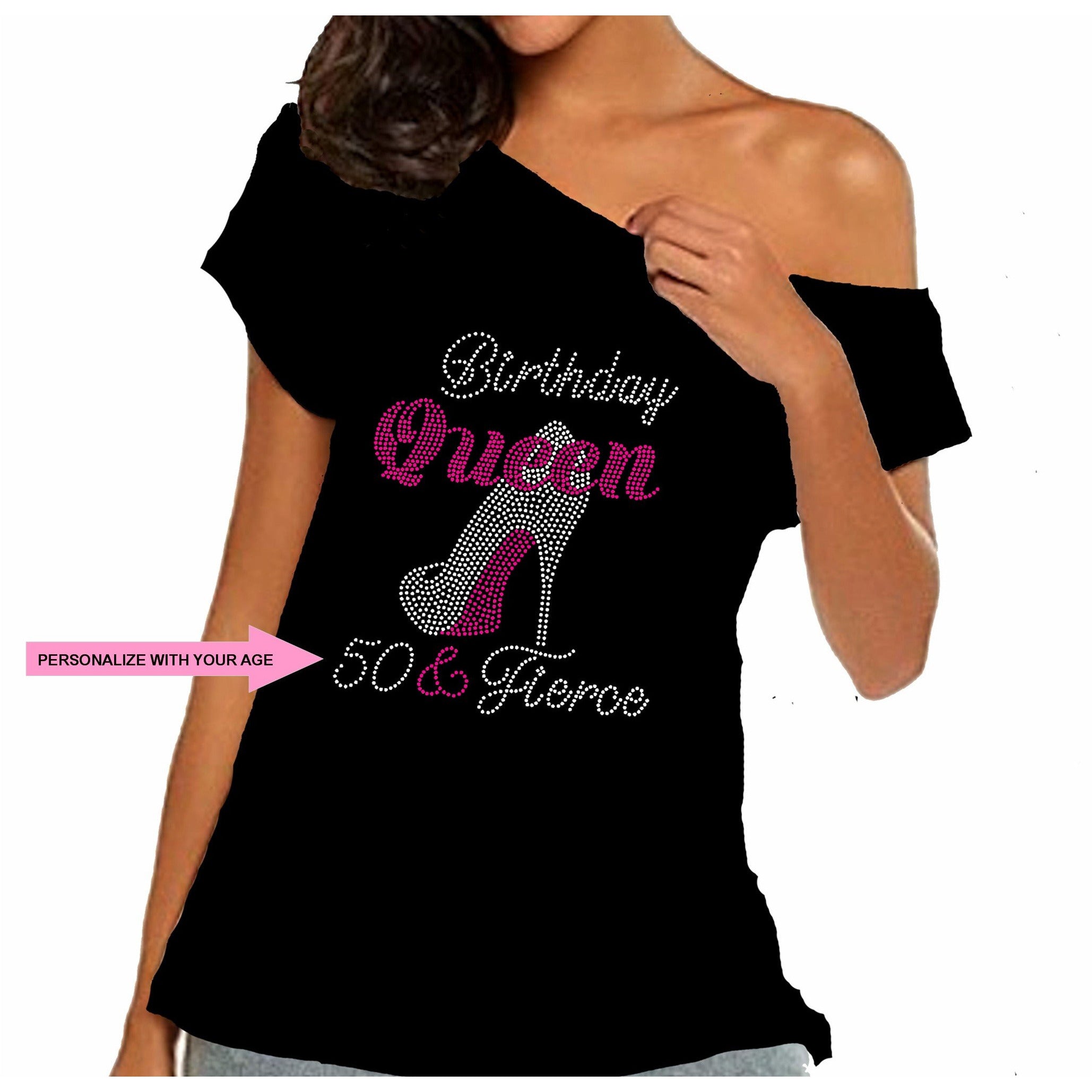 It's My Birthday Clear Rhinestone Bling Shirt - Steppin'Out Boutique