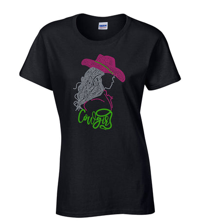 Rhinestone Cowgirl Bling T-Shirt