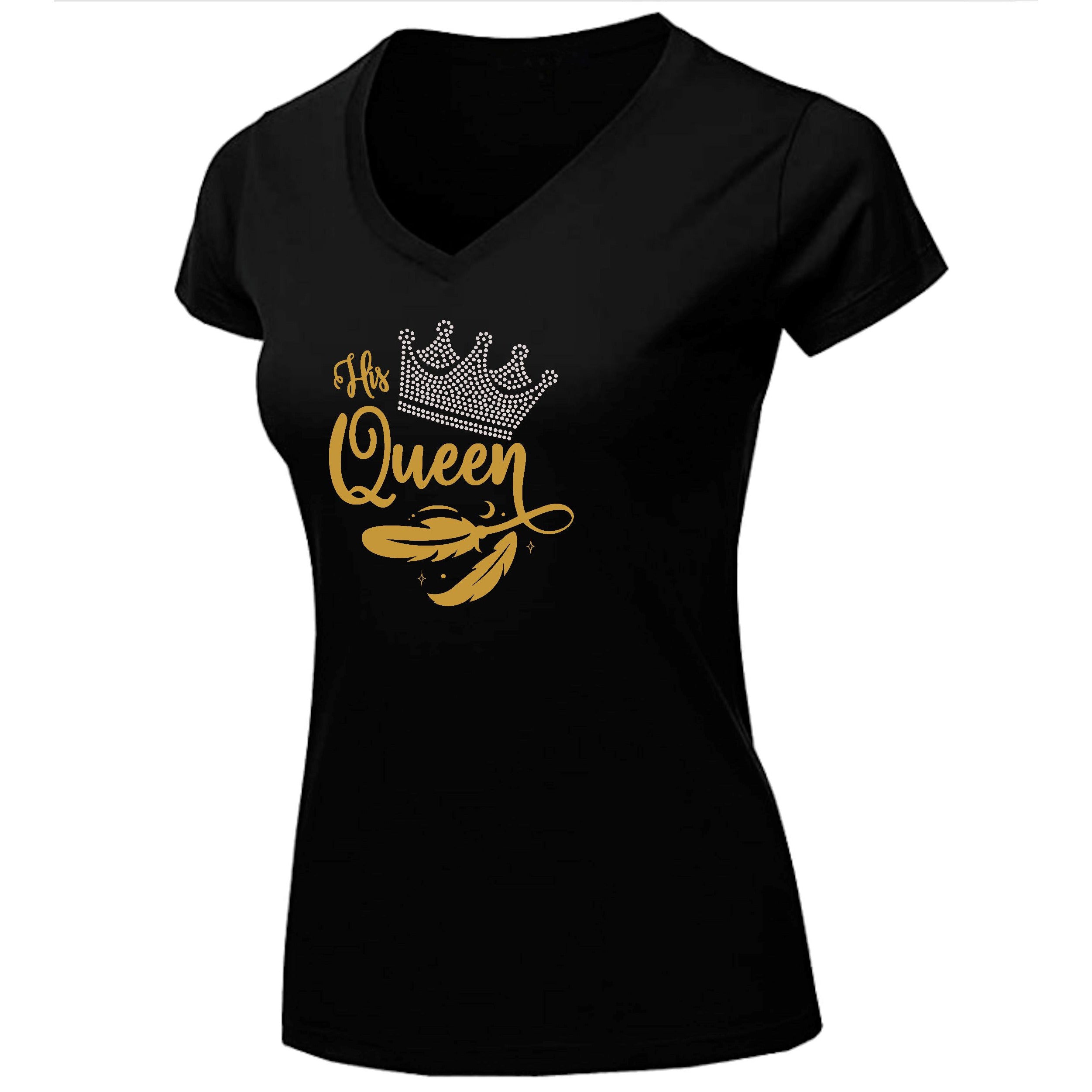 His Queen Her King Couples T Shirt Set Zoe and Eve