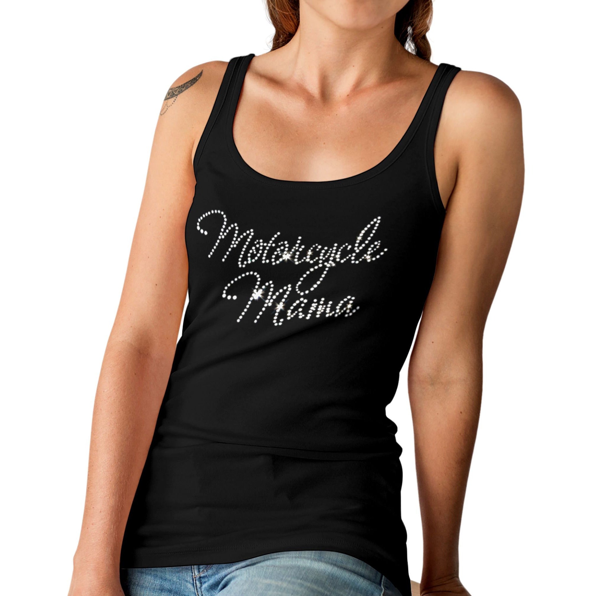 Womens motorcycle tank on sale tops